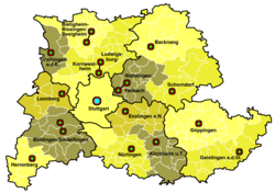 Stuttgart Region with centers