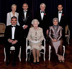 Gül awarded "Statesman of the Year" by Queen Elizabeth II, 2010.