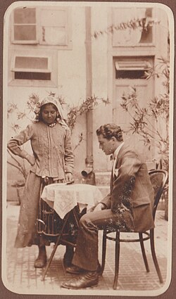 Rabbi Salomon Halevi (Last Rabbi of Madras Synagogue) and his wife Rebecca Cohen, Paradesi Jews of Madras