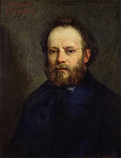 Pierre-Joseph Proudhon, anarchist theorist who advocated for a decentralist non-state system which he called "federalism"[92]