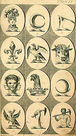 British crests in an 1817 book