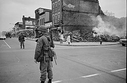 Aftermath of the King assassination riots in Washington, D.C.