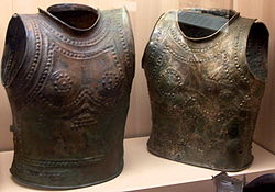 Bronze cuirasses, Urnfield culture, France, 900 BC