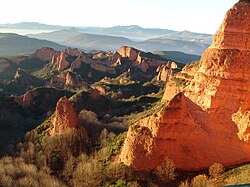Las Médulas, Spain, site of a large Roman mine