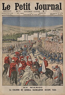 Le Petit Journal: French occupation of Taza in May 1914