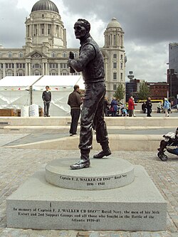 Statue of Frederic John Walker at the Pier Head, Liverpool