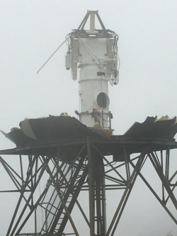 The US NWS NEXRAD radar in Puerto Rico destroyed by Maria