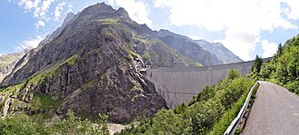 Switzerland has the tallest dams in Europe, among which the Mauvoisin Dam, in the Alps. Hydroelectric power is the most important domestic source of energy in the country.