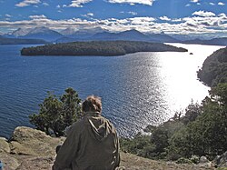 Lake Nahuel Huapi, the most famous among the Andes range's many lakes.