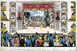 Theatre Royal, Drury Lane, London, c. 1821