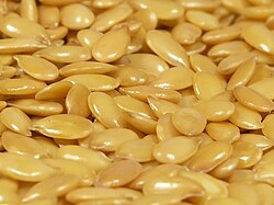 Golden flax seeds
