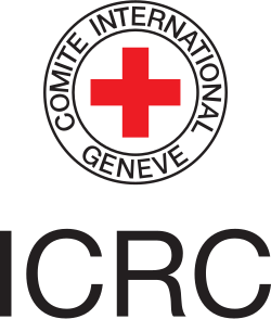 The emblem of the International Committee of the Red Cross (French: Comité international de la Croix-Rouge)