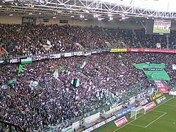 Stadium in Borussia Park, northern bend