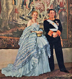 Eva and Juan Perón in 1947