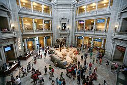 The National Museum of Natural History, the third-most visited museum in the U.S. in 2023, with 4.4 million visitors