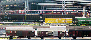 Goods station in Lucerne, Switzerland