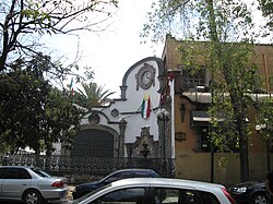 Facade of the Tlalpan Hacienda