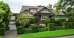 A California-bungalow-style house in the Sydney suburb of Lindfield