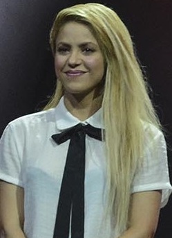 Shakira at a Global Citizen event in 2017