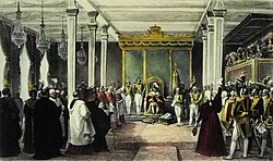 The Acclamation of King João VI of the United Kingdom of Portugal, Brazil and the Algarves in Rio de Janeiro, 6 February 1818