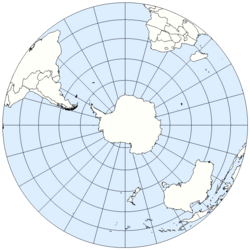 The Southern Hemisphere from above the South Pole