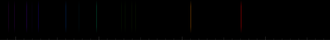Color lines in a spectral range