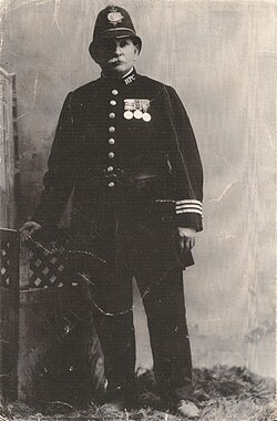 Police Sergeant Thomas James Powell of the Bermuda Police Force, c. 1890