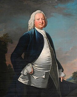 Welsh Tory Sir Watkin Williams-Wynn (1692–1749); his blue coat was a Jacobite symbol