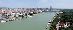 The Danube in Bratislava, Slovakia