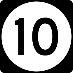 U.S. Virgin Islands main highway sign