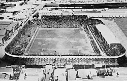 Aerial view of Alsina y Colón in 1939.