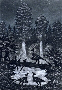 Hypothetical restoration based on related animals