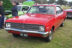 The celebrated Holden Monaro coupé, introduced in 1968 and based on the mainstream Kingswood, has since gained a cult following.