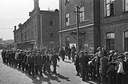 New recruits during mobilization in Moscow after Nazi Germany invaded the Soviet Union, 23 June 1941