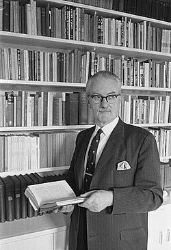 Professor Thomas Parry upon his appointment as Principal of University College of Wales, Aberystwyth in 1958. The library was named in his honour in 1995.