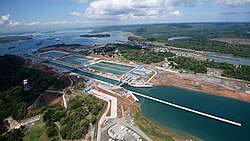 Panama Canal expansion project; New Agua Clara locks (Atlantic side)