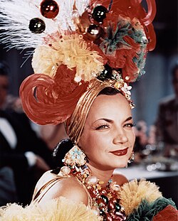 Brazilian singer Carmen Miranda helped popularize samba internationally.