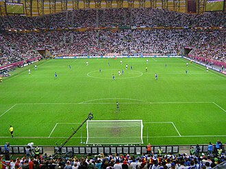 Greece played against Germany for a place in the semi-finals of Euro 2012, but they were eliminated after a 4–2 loss in the quarter-final match.