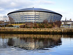 The OVO Hydro in Glasgow, Scotland, a 14,500-capacity arena consistently ranked within the top ten busiest venues worldwide[488]