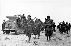 Italian soldiers in the North African Campaign in 1941