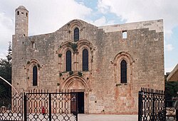 The Crusader-era cathedral of Our Lady of Tortosa, in Tartus, Syria