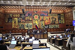 View of the "Nela Martínez" Plenary Hall, National Assembly