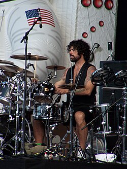 Lane performing at the 2011 Soundwave festival