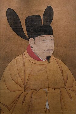 Portrait of Qian Liu, the King of Wuyue, by Ming dynasty painter.