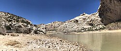 The mouth of Split Mountain Canyon, Dinosaur National Monument, Utah.