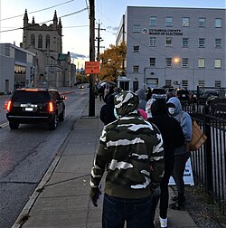Early voting in Cleveland, Ohio