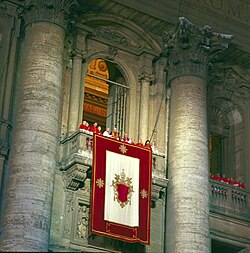 First appearance of Pope John Paul II following his election on 16 October 1978