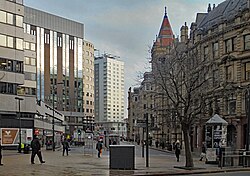 The central business district