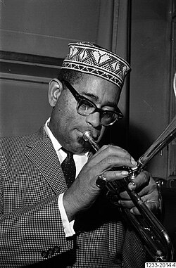 Gillespie performing in 1959