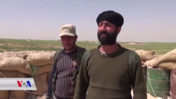 Abu Layla (right) was one of the most prominent FSA commanders among the Syrian Democratic Forces. Of mixed Kurdish–Arab origin, he fought with the Free Syria Brigade, Kurdish Front, and Northern Sun Battalion until being killed during the Manbij offensive.